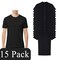 Gildan Unisex Heavy Cotton Craft Blank T-Shirt, Black Bundle Short Sleeve for DIY Projects (3–15 Pack)